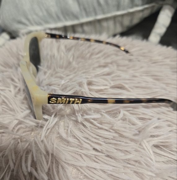 SMITH CHEETAH 54MM CHROMAPOP(TM) POLARIZED ROUND SUNGLASSES - IVORY TORTOISE - Picture 4 of 14